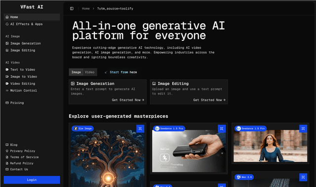 Vfast AI: All-in-one generative AI platform for everyone