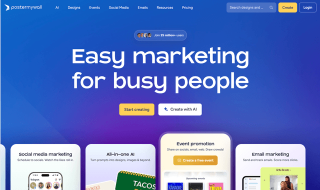 Poster My Wall :Easy marketing for busy people