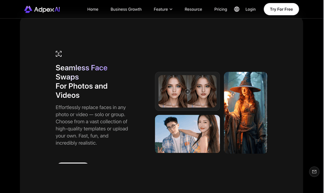 Adpex : Face swaps for photos and videos