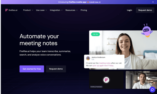 Fireflies Automate your meeting notes