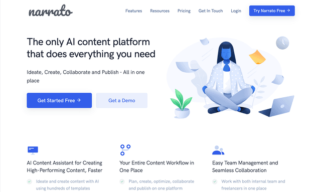 Narrato : The only AI content platform that does everything you need