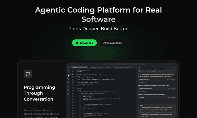 Qoder: Agentic Coding Platform for Real Software