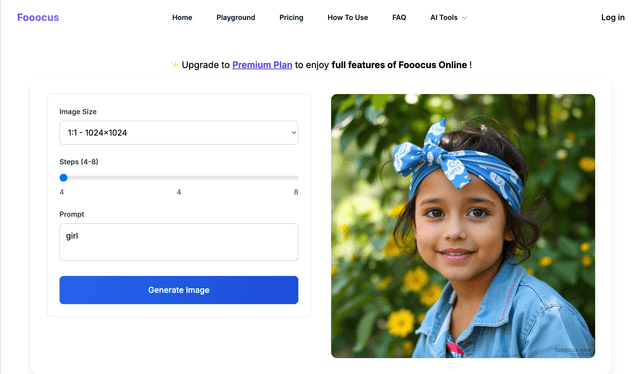 Fooocus image generation