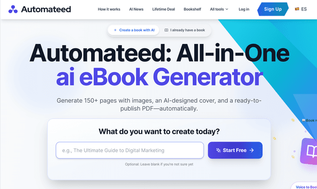 Automateed: Automateed: All-in-One ai eBook Generator