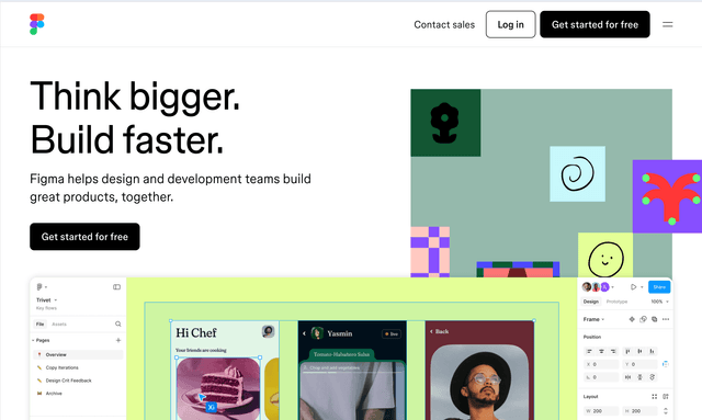 Figma lets you turn big ideas into real products.