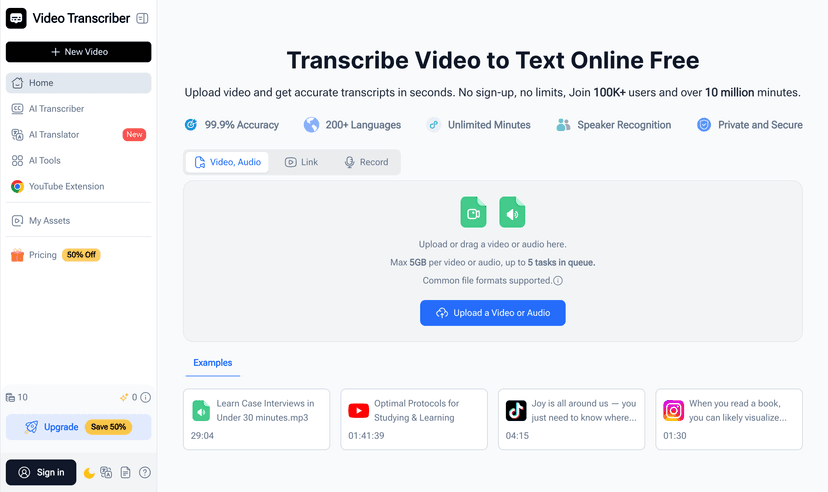 Video Transcriber