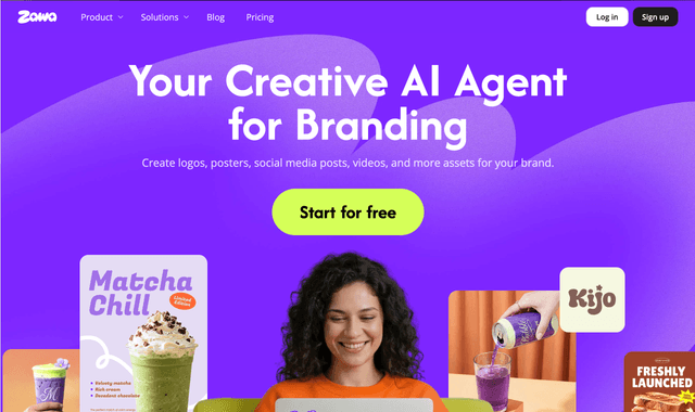 Zawa AI:Your Creative AI Agent for Branding