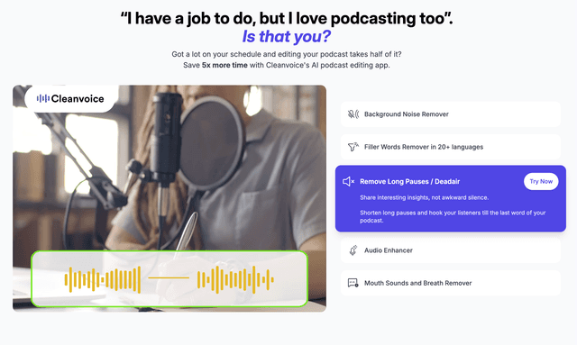 Cleanvoice ai: Get studio-quality sound, without owning one. 