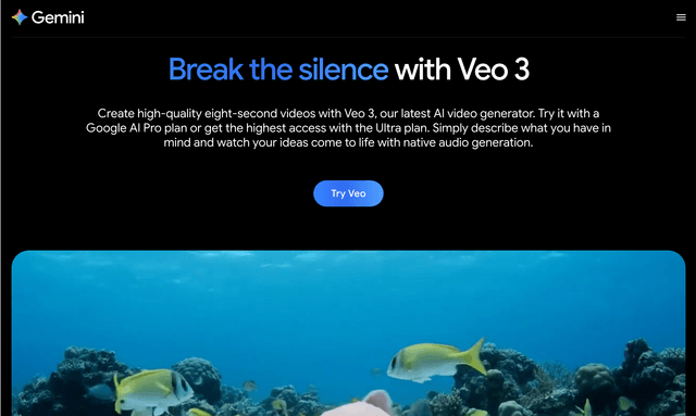 Gemini Video Generation, powered by Veo 3