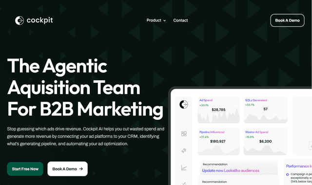 Cockpit AI :A Pipeline Intelligence & Activation platform built for modern B2B marketing teams