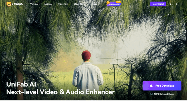 UniFab AI Next-level Video & Audio Enhancer