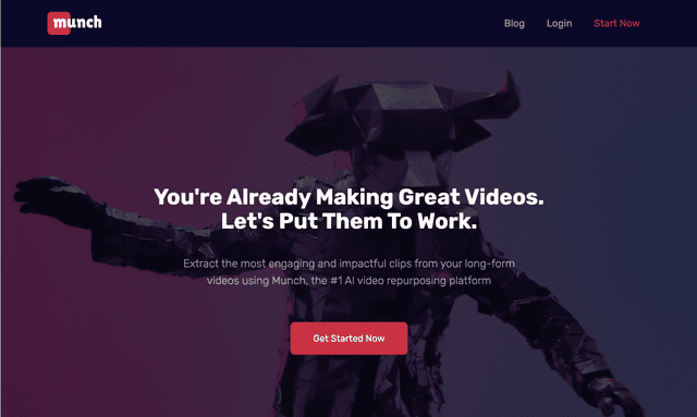 Munch: The 1 AI Video Repurposing Platform.
