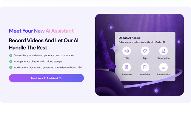 Dadan: Record videos and let our AI handle the rest