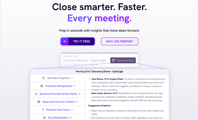 Tektonic AI: Close smarter. Faster. Every meeting.