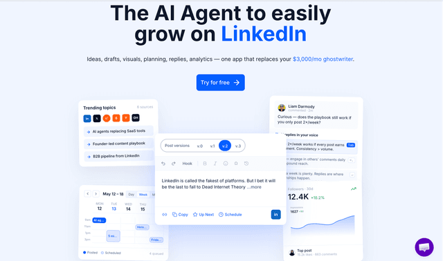 2pr.io :The AI Agent to easily grow on LinkedIn