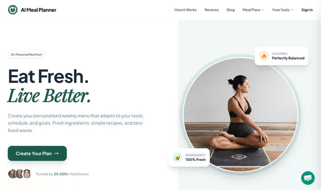 AI Mealplan: Making healthy eating effortless, personal, and delicious through the power of AI.