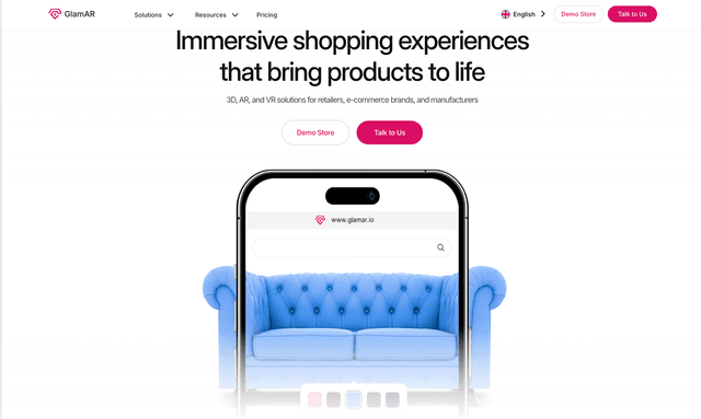 Glam AR Immersive shopping experiences that bring products to life