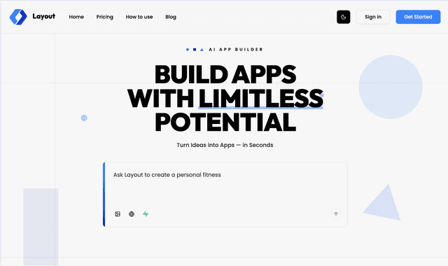 Layout.dev :Turn Ideas into Prototypes