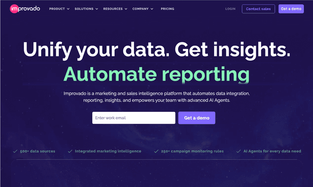 Unify your data. Get insights automate reporting