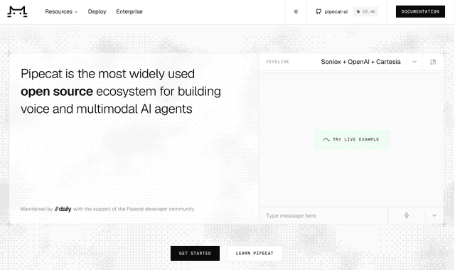 Pipecat: Build AI workflows and assistants for your business