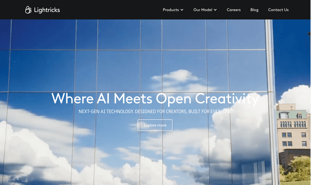 Lightricks :Next-Gen AI Technology, designed for creators, built for everyone