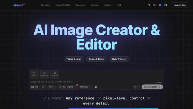Kinovi AI :Your AI video studio