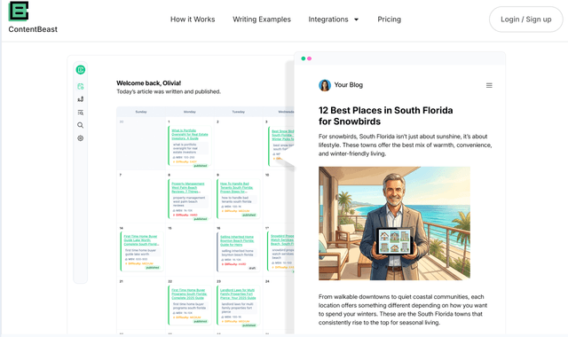 Content Beast: Grow targeted website traffic on autopilot.