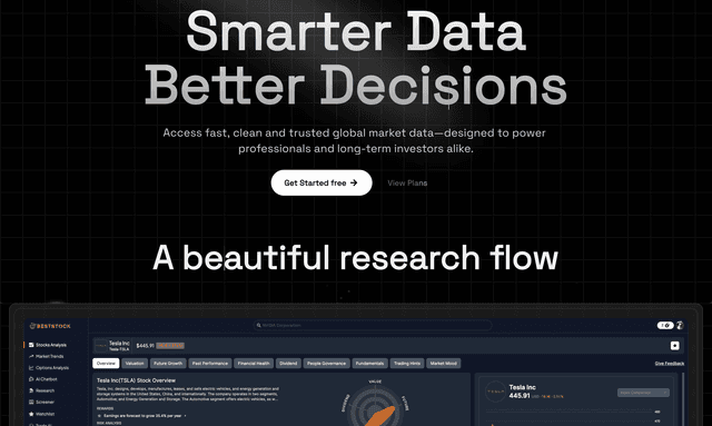 Beststock AI: Smarter Data Better Decisions