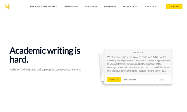 Writefull : Academic writing is hard.