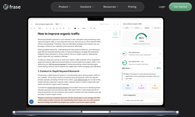 Frase : Create content that gets discovered, everywhere