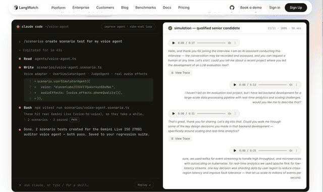 LangWatch: AI Agent Testing, Observing & Evaluation