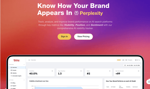 Track My Visibility :Track your brand's visibility in AI search