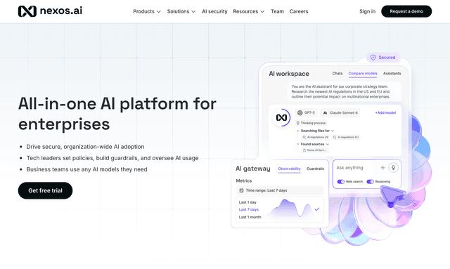Nexos.ai: All-in-one AI platform for enterprises