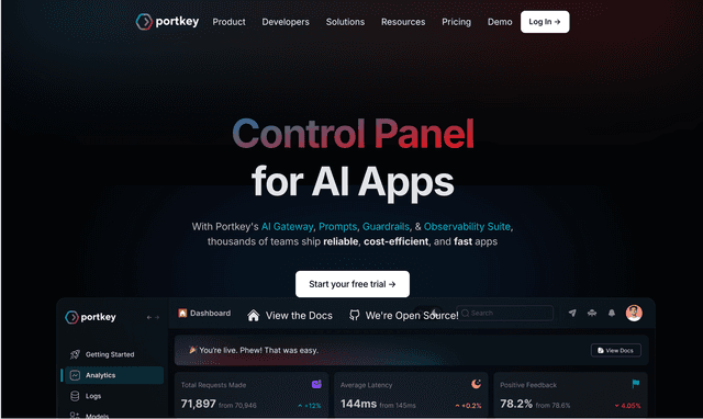 Portkey: AI infrastructure platform