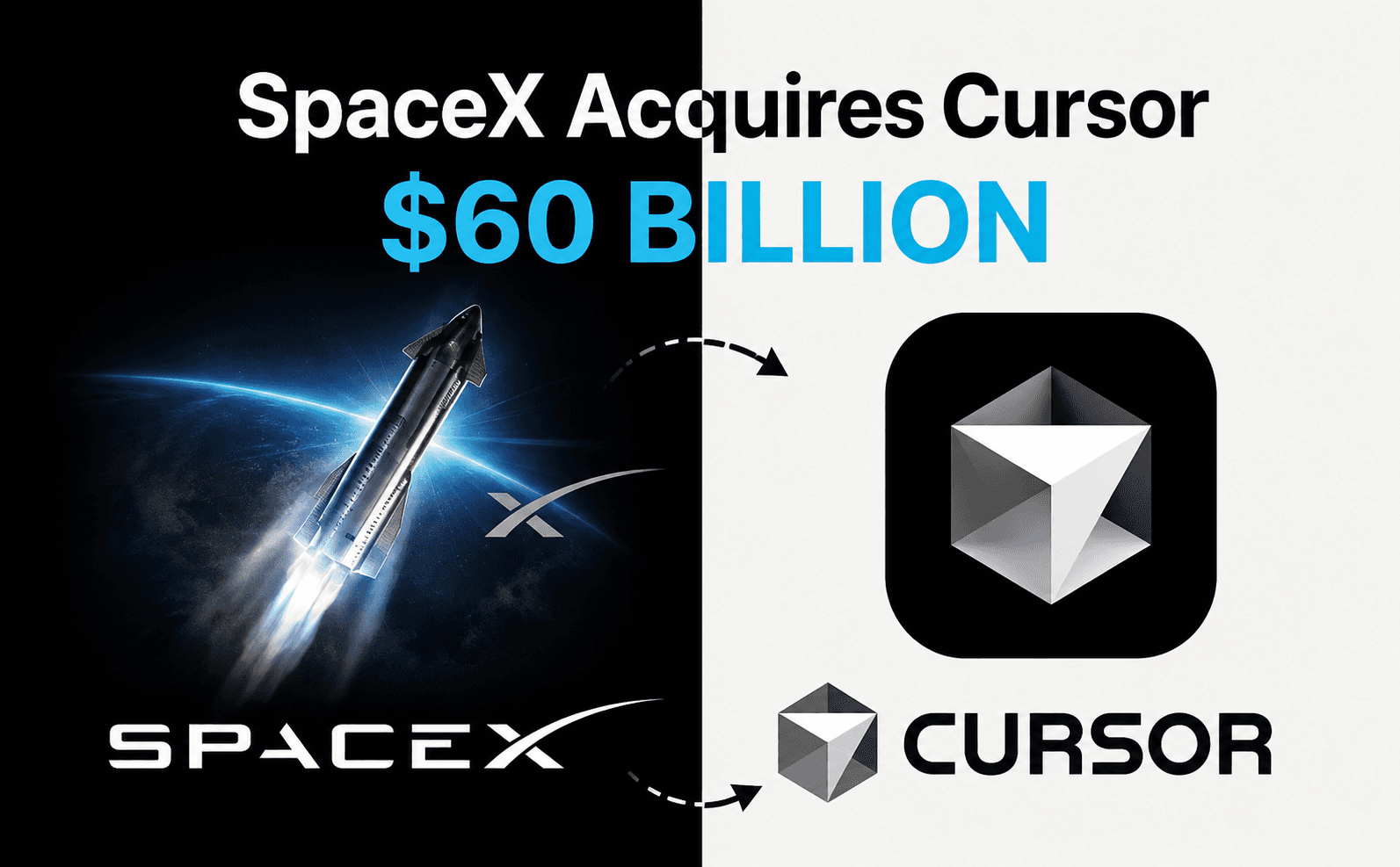 Space X Acquires Cursor for $60 Billion
