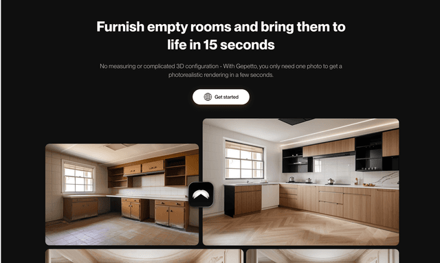 Gepetto Virtual staging and re-design powered by AI