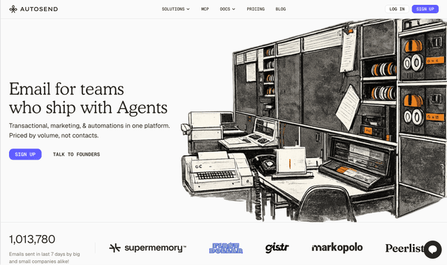 AutoSend :Email for teams who ship with Agents