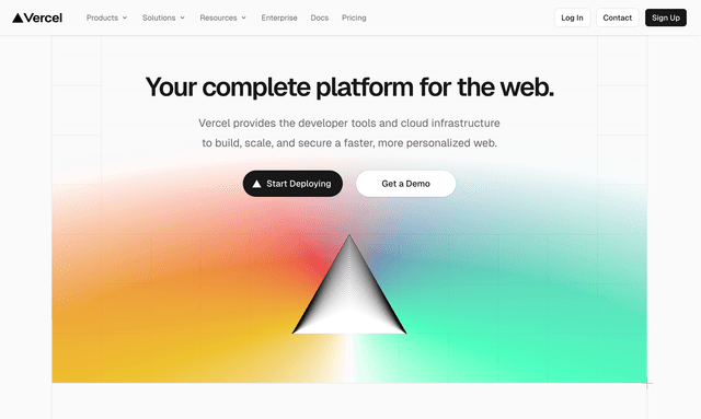 Vercel is a cloud platform for building, deploying, and running modern web applications.