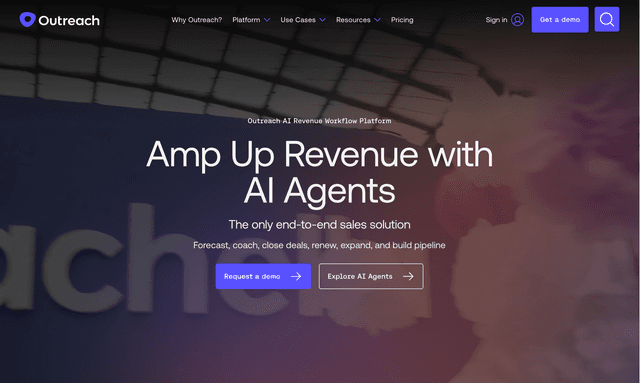 Outreach the only end-to-end sale solution