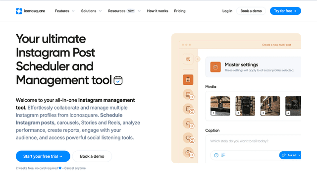Iconosquare: Your ultimate instagram post scheduler and management tool 