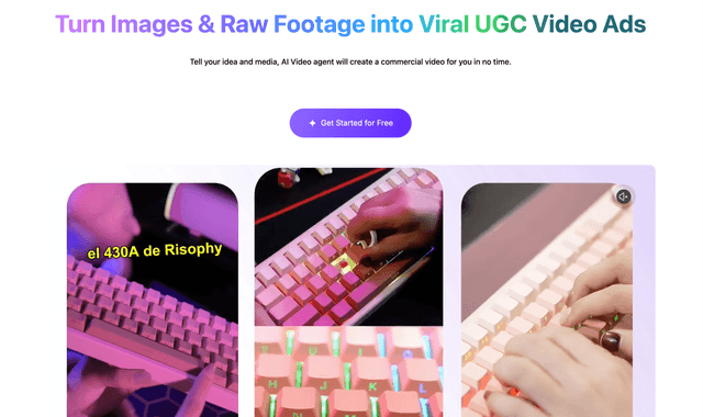 Temvideo AI: Turn Images & Raw Footage into Viral UGC Video Ads