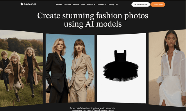Hautech AI Create stunning fashion photos using AI models