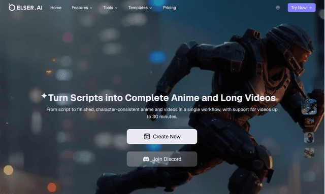 Elser AI: Turn Scripts into Complete Anime and Long Videos