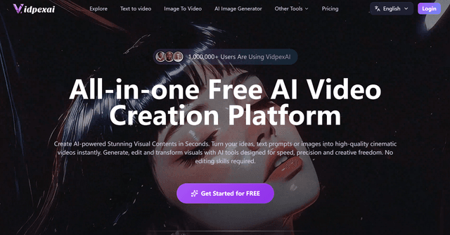 VidpexAI is an all-in-one AI content creation platform.