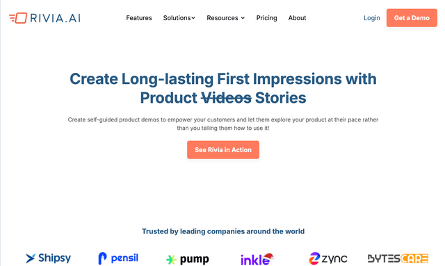 Rivia.ai Create Long-lasting First Impressions with Product Videos Stories