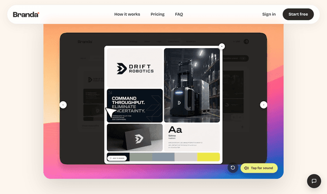 Branda :Build a brand you're proud of, in minutes