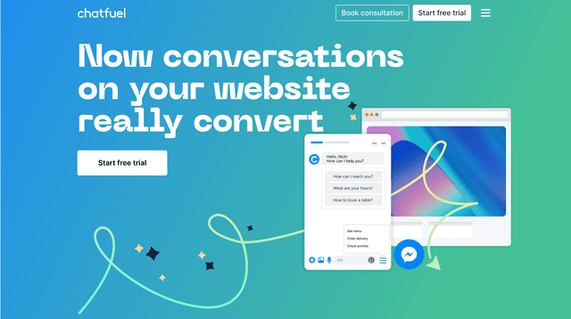 Chatfuel: Now conversations on your website really convert