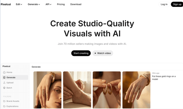 Pixelcut :Create professional product photos, ads, and visuals in seconds