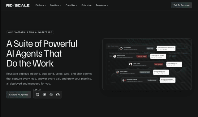 Revscale :The Multi-Location Intelligence Infrastructure