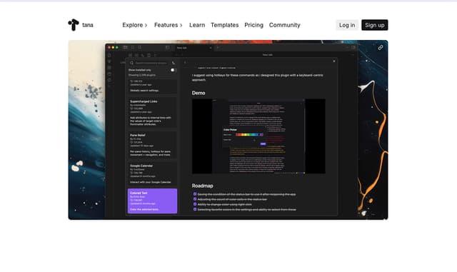 Tana's AI-powered knowledge graph turns your ideas, meetings and projects into action.